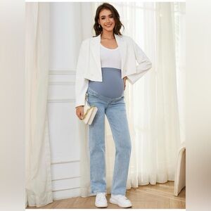 Medium Maternity Jeans Straight Leg